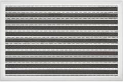 62x90cm POWER MAT - Fırça Fitilli Alüminyum Paspas