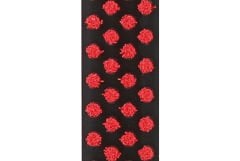 62x90cm POWER MAT - Fırça Fitilli Alüminyum Paspas Kırmızı