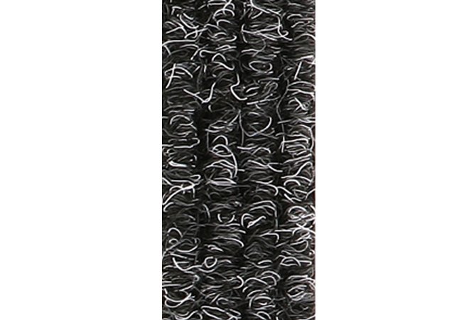 62x90cm POWER MAT - Halı Fitilli Alüminyum Paspas Siyah