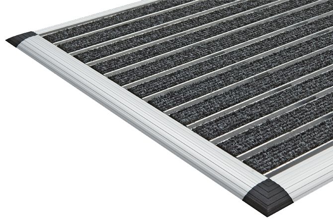 42x60cm ELEGANT MAT - Halı Fitilli Alüminyum Paspas