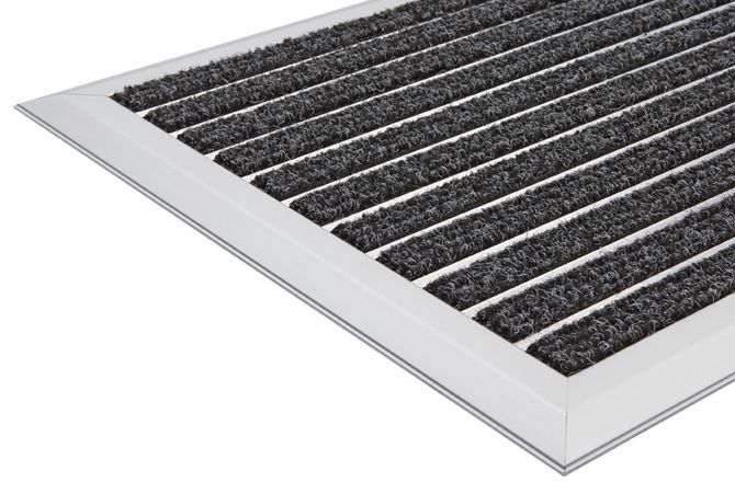 45x75cm OPTIMUM MAT - Halı Fitilli Alüminyum Paspas