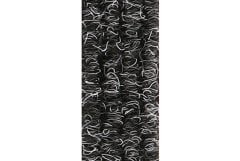 40x60cm ULTRA MAT - Halı Fitilli Alüminyum Paspas Siyah