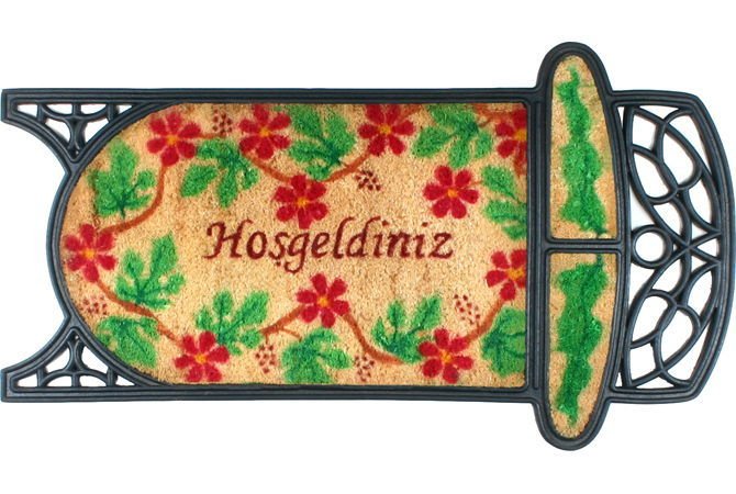 50x90cm Kokolu Ferforje Paspas